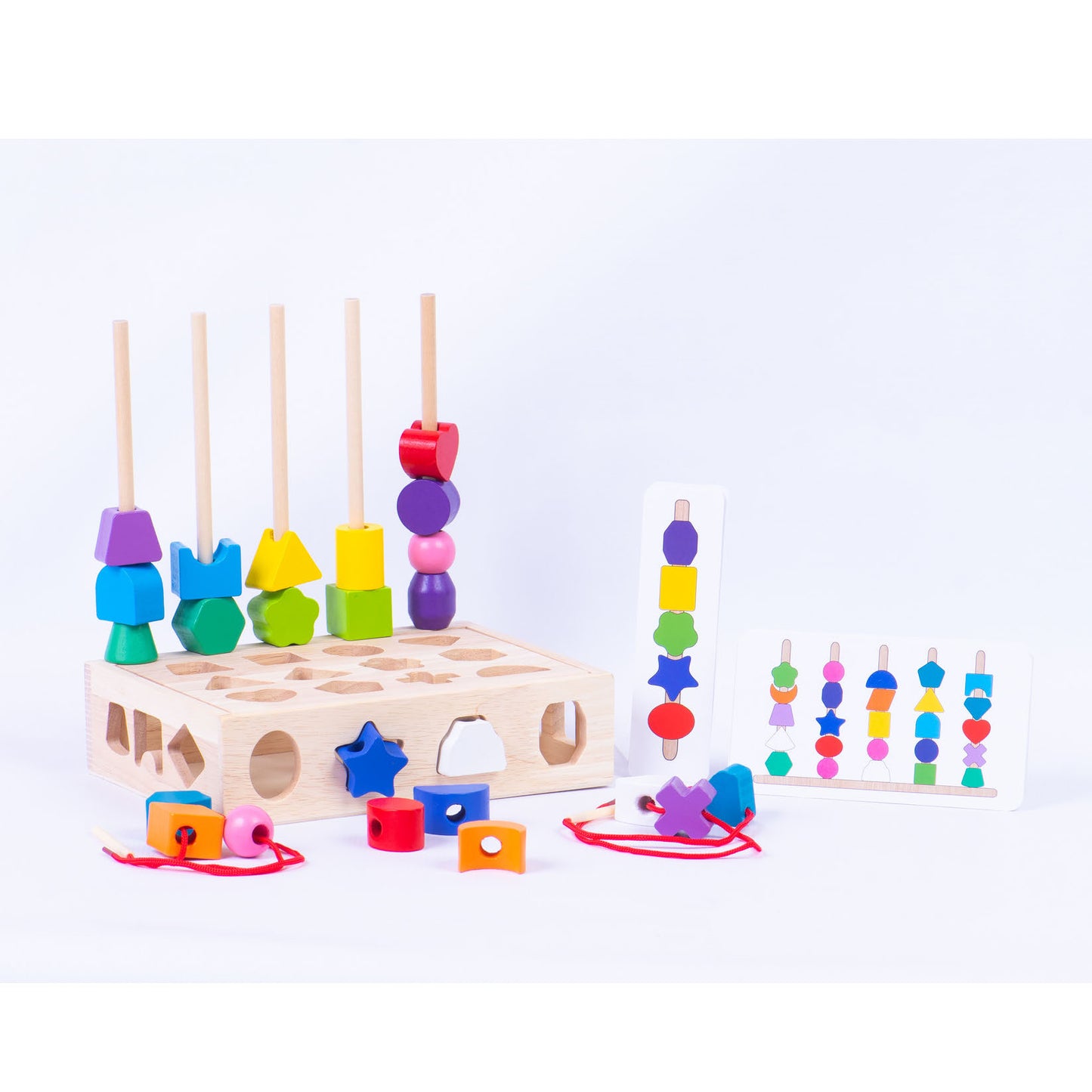 Caja de Formas y Desafíos Montessori