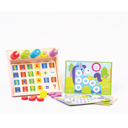 Contador Montessori: Sumas y Animalesl